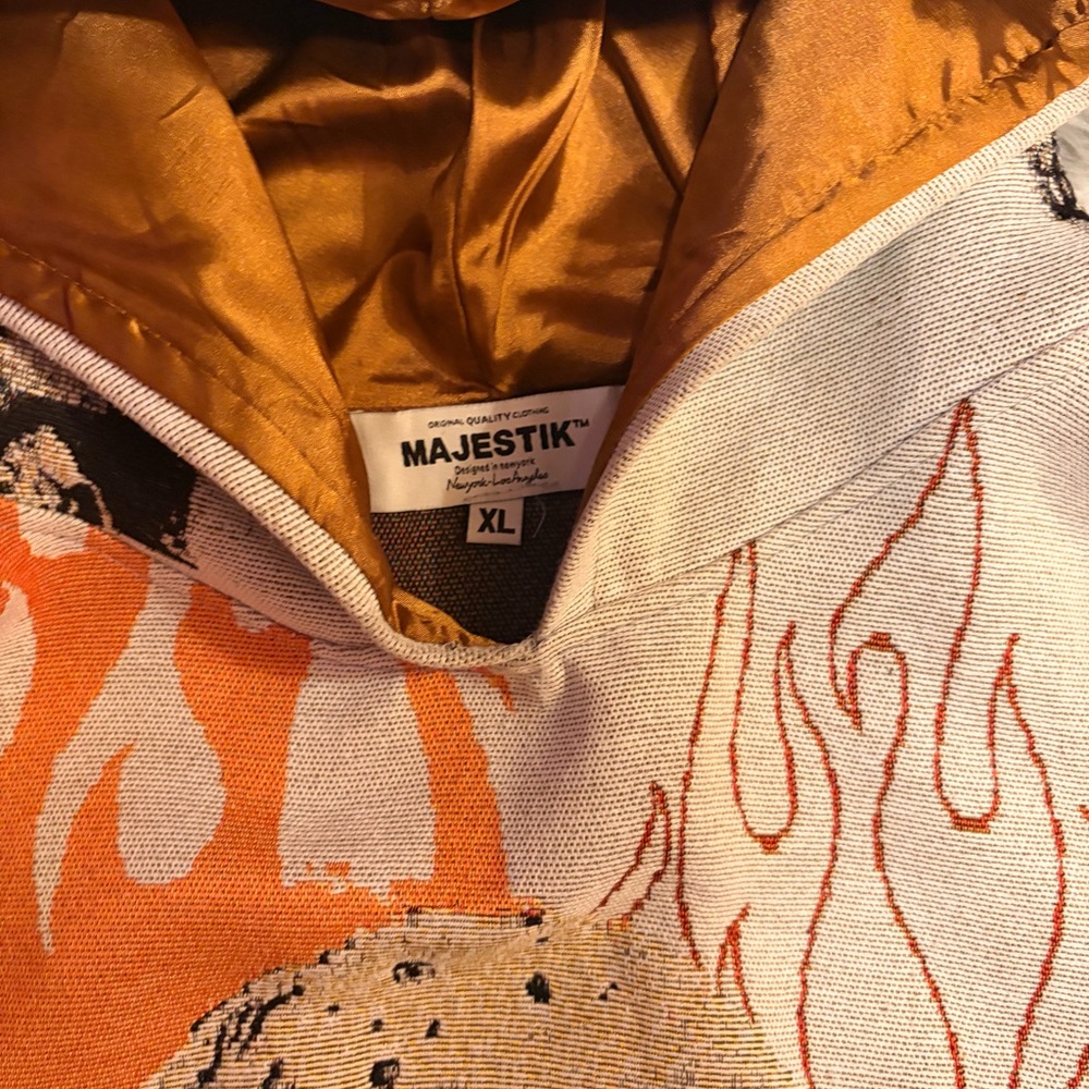 Majestik Flame Pattern Jacket